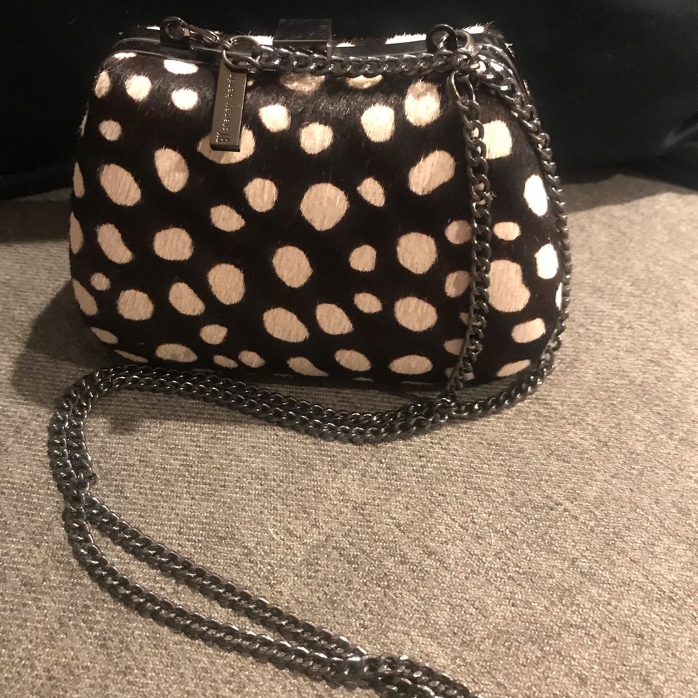 Real Alice and Olivia Calf Hair Small Purse